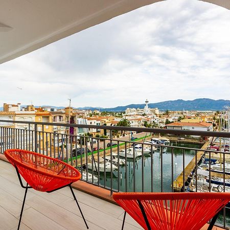 Apartamento Frente Al Canal Con Terraza Empuriabrava Exterior foto