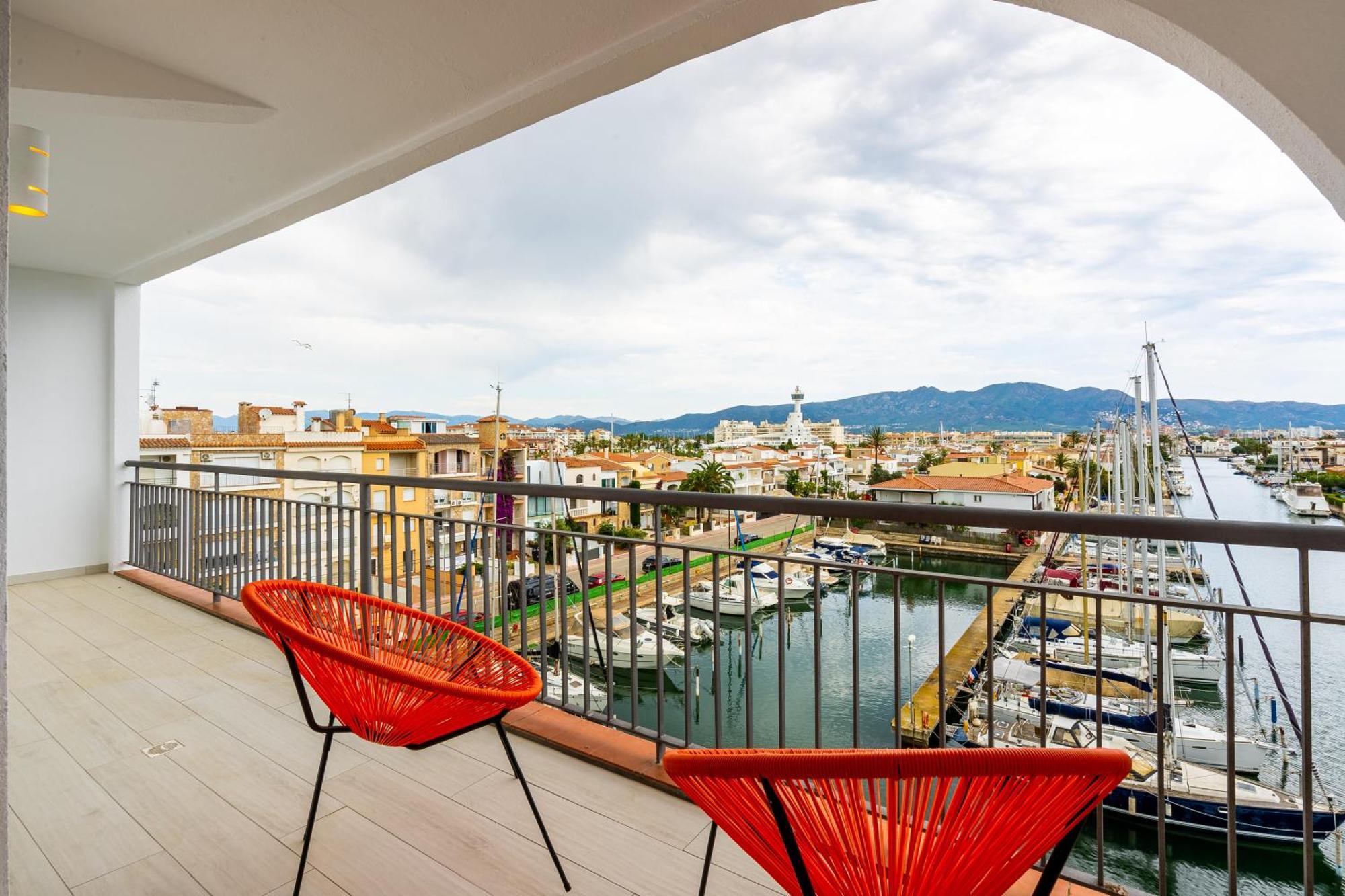 Apartamento Frente Al Canal Con Terraza Empuriabrava Exterior foto