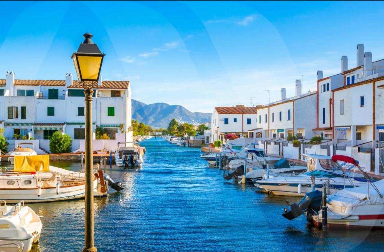 Apartamento Frente Al Canal Con Terraza Empuriabrava Exterior foto